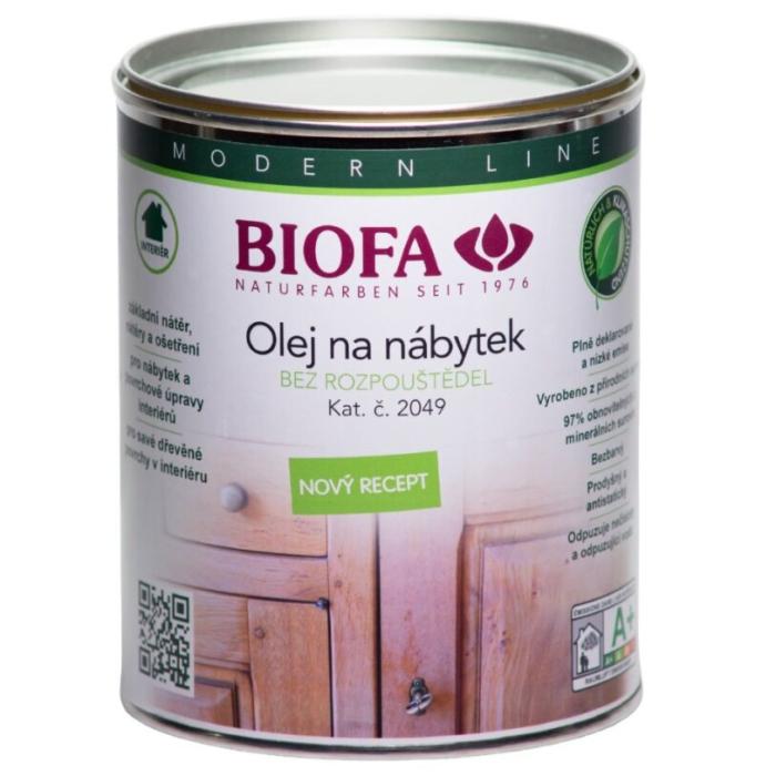 BIOFA 2049 Olej na nábytek 0,15 l