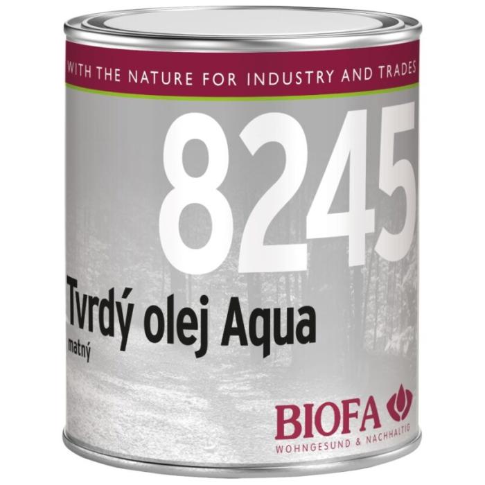 BIOFA 8245 Tvrdý olej Aqua 1 l