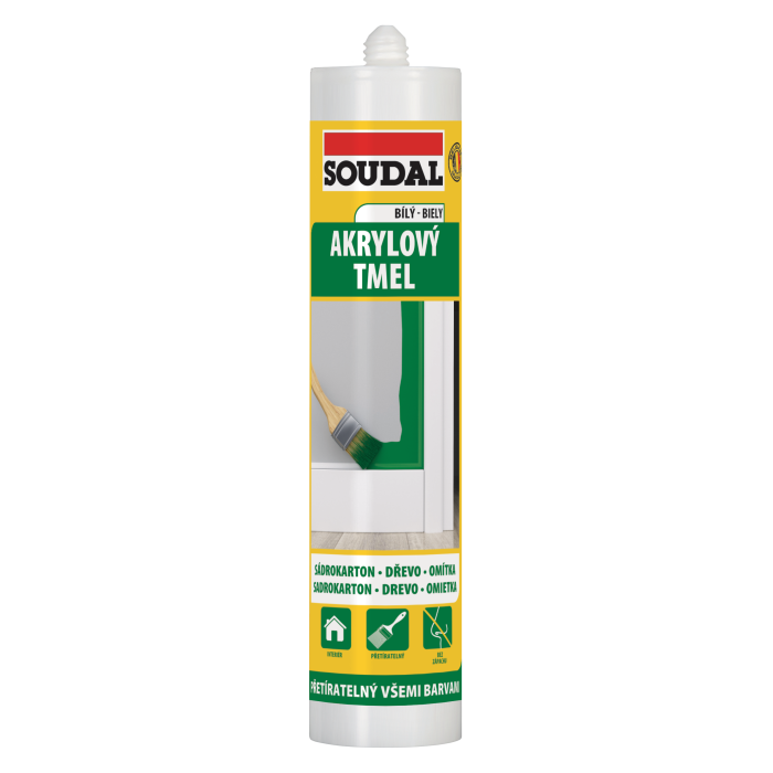 Akrylový tmel bílý 280 ml