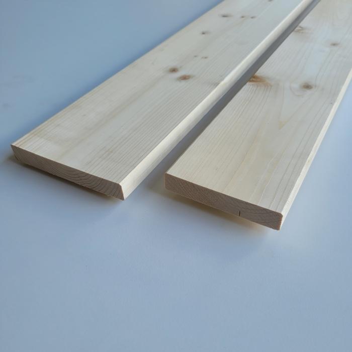 Hoblované prkno smrk 18x120x3000 mm A/B